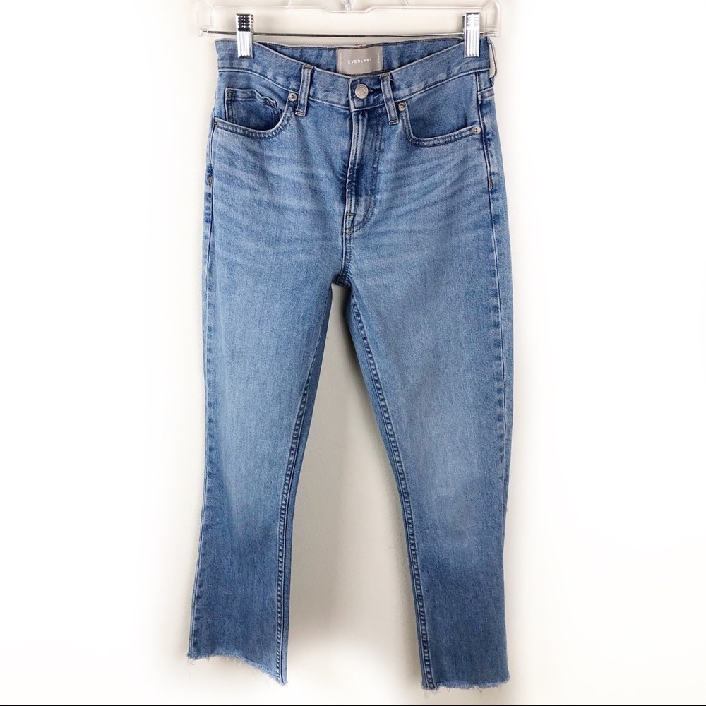 Everlane- High Rise Kick Crop Jeans size: 26